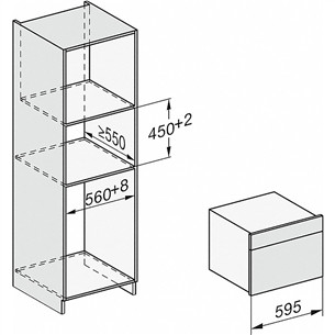 Orkaitė Miele Prekė - DG7440OBSW