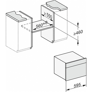 Orkaitė Miele Prekė - DGM7440OBSW