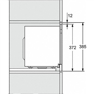 Įmontuojama mikrobangų krosnelė Miele M2234OBSW
