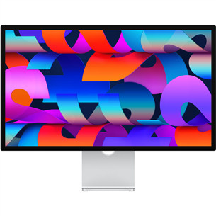 Apple Studio Display,  27", 5K, LED IPS, standard glass, tilt adjustable stand, silver - Monitor Item - MK0U3Z/A MK0U3Z/A