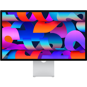 Apple Studio Display,  27", 5K, LED IPS, standard glass, tilt adjustable stand, silver - Monitorius Prekė - MK0U3Z/A MK0U3Z/A