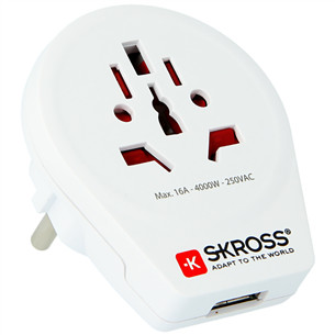 Адаптер для путешествий World to Europe USB SKROSS Товар - 7640166323204 7640166323204