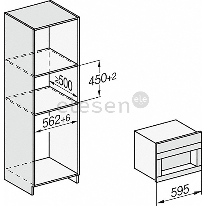 Įmontuojamas kavos aparatas Miele Prekė - CVA7440EDST/CLST