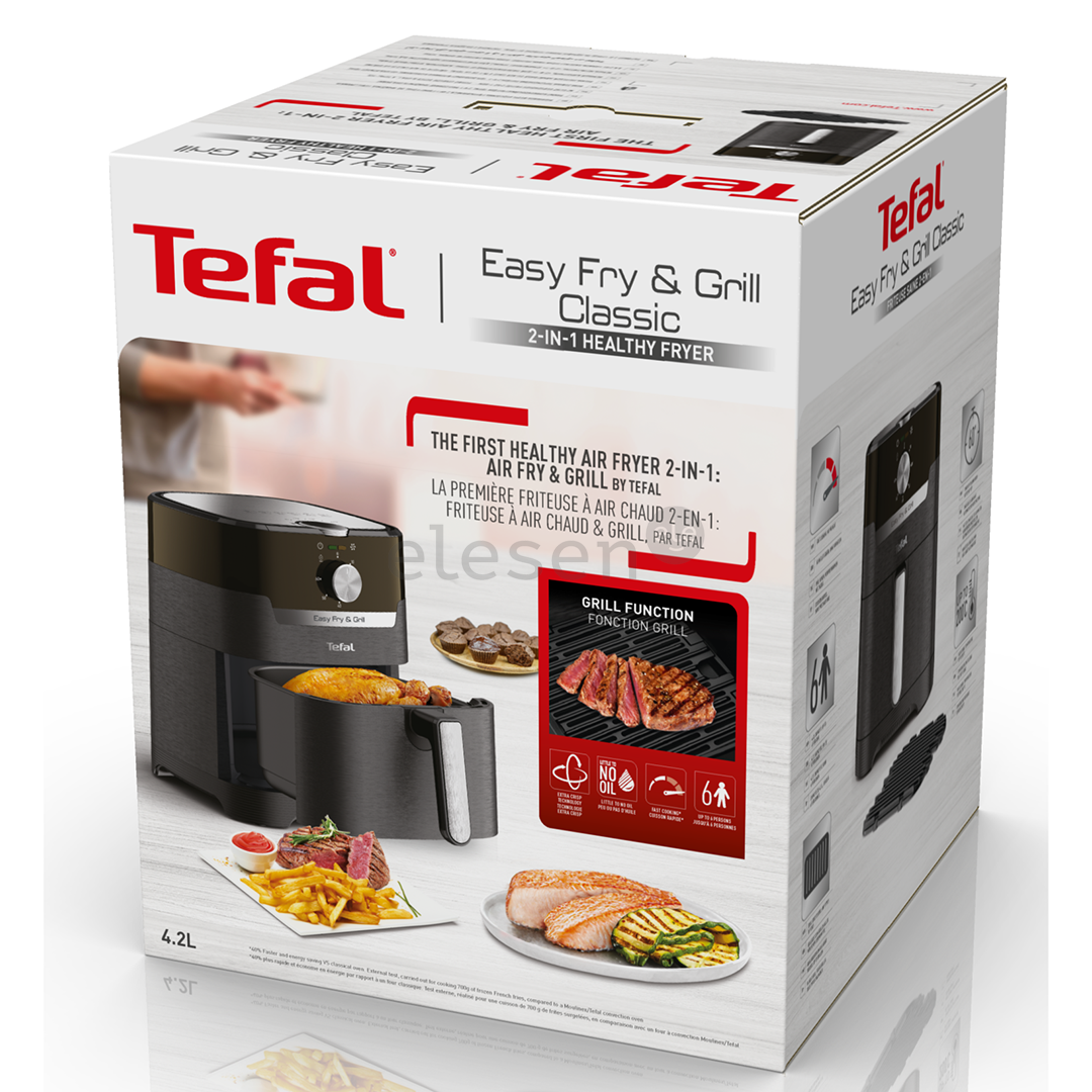 Tefal Easy Fry & Grill, 1550 W, black - Airfryer Item - EY501815