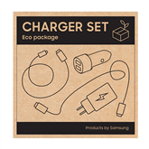 Įkroviklių rinkinys Samsung Charger Set Eco package, 25 W / 15 W, black