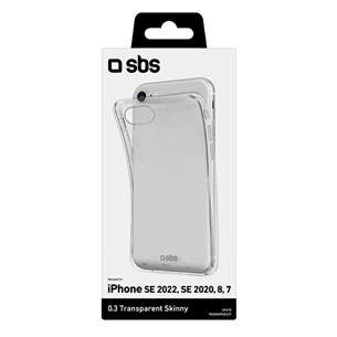 SBS Skinny Cover, iPhone SE 2022/2020, clear - Cover Item - TESKINIPSE22T