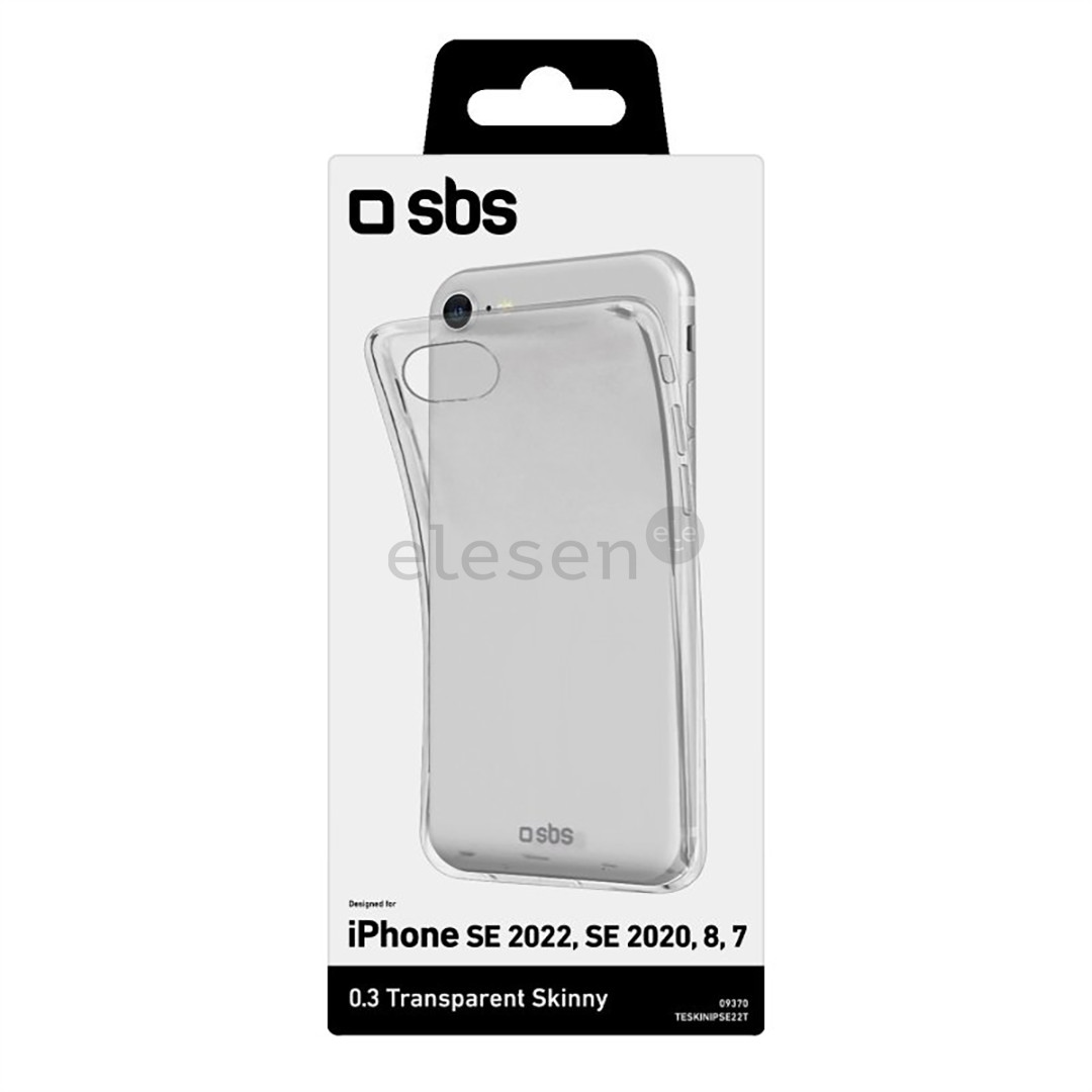 SBS Skinny Cover, iPhone SE 2022/2020, clear - Cover Item - TESKINIPSE22T