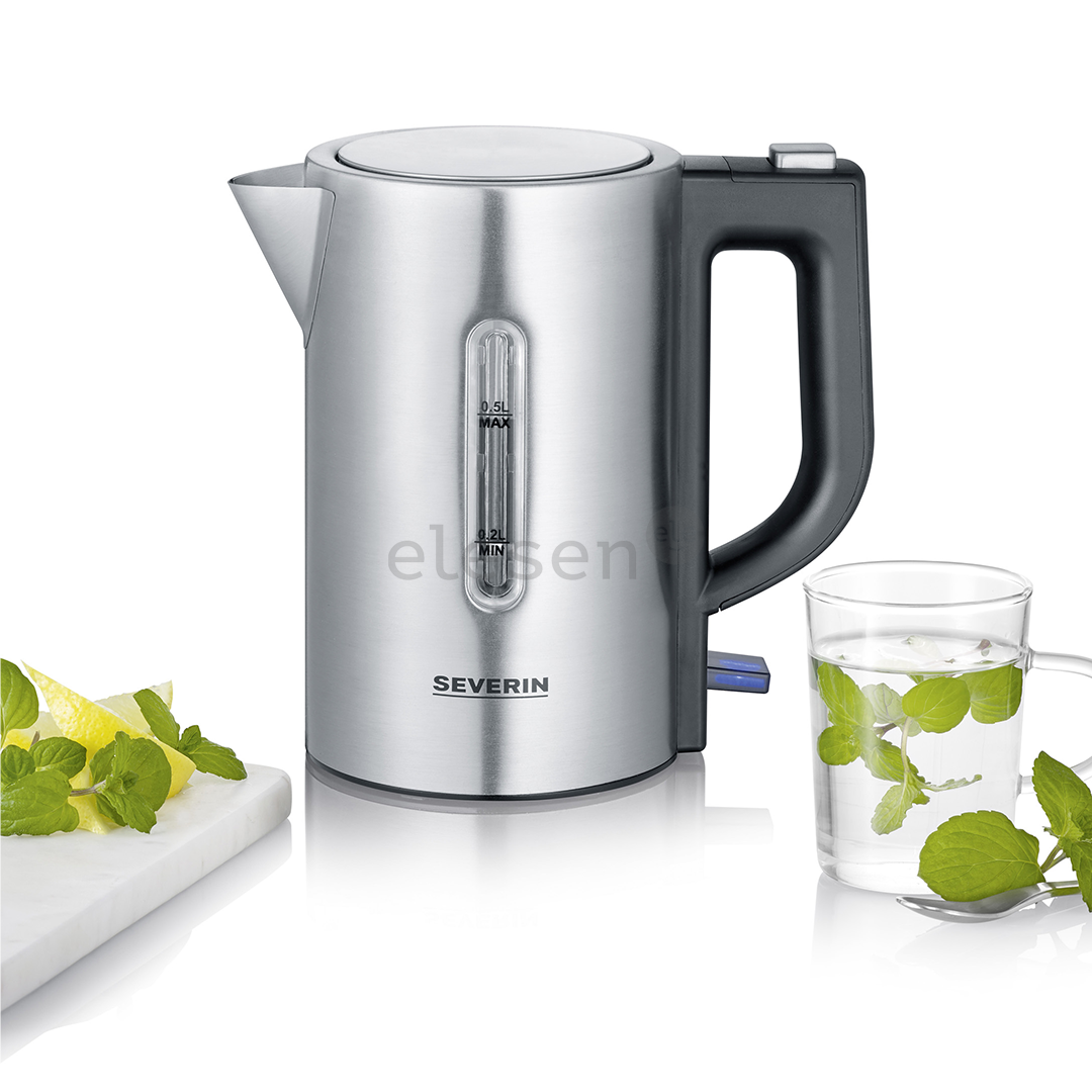 Severin Mini, 0.5 L, 1100 W, inox - Travel Kettle Item - WK3647