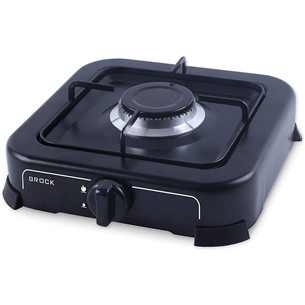 Brock, black  - Gas Stove with 1 Burner GS2001BK