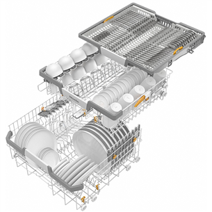Įmontuojama indaplovė Miele G7460SCVIOBSW
