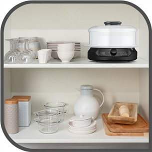 Tefal Minicompact, 800 W, black - Steam Cooker Item - VC139810