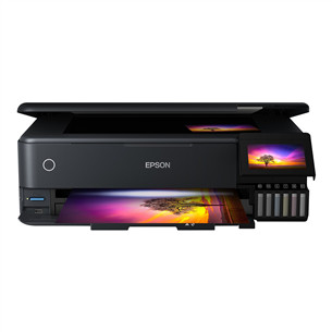 Epson EcoTank L8180, A3+, WiFi, LAN, SD, black - Multifunctional Color Inkjet Printer Item - C11CJ21402