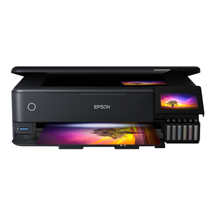 Spausdintuvas Epson EcoTank L8180, A3+, WiFi, Ethernet, SD, USB, black Prekė - C11CJ21402