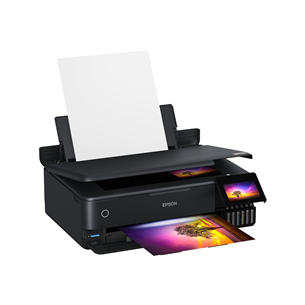 Spausdintuvas Epson EcoTank L8180, A3+, WiFi, Ethernet, SD, USB, black Prekė - C11CJ21402