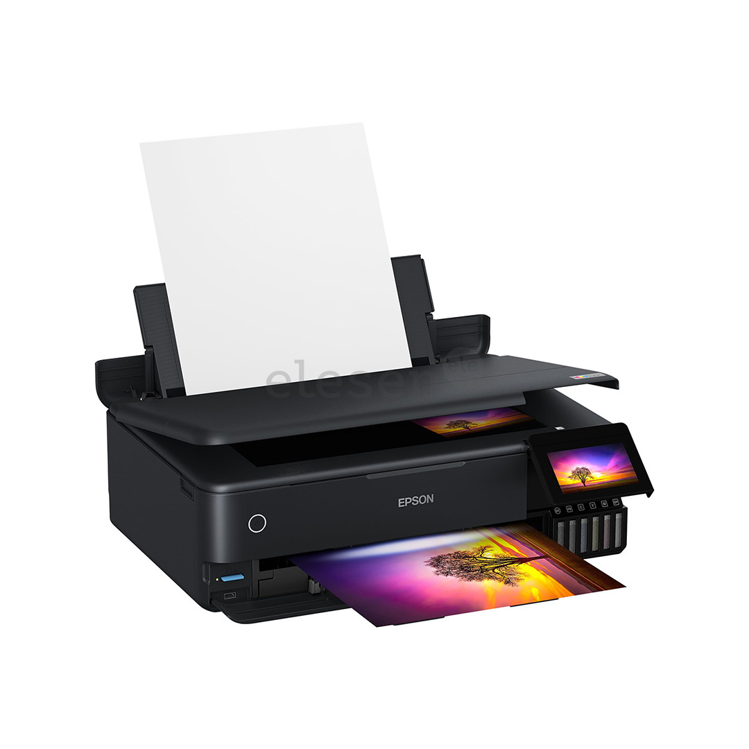 Epson EcoTank L8180, A3+, WiFi, LAN, SD, black - Multifunctional Color Inkjet Printer Item - C11CJ21402