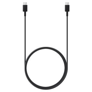Laidas Samsung, USB-C - USB-C, 3 A, 1.8 m, black Prekė - EP-DX310JBEGEU EP-DX310JBEGEU