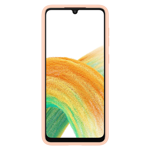 Samsung Galaxy A33, с карманом для карты, персиковый - Чехол