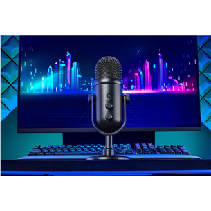 Mikrofonas Razer Seiren V2 Pro, USB, Juodas