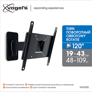 Sieninis laikiklis Vogels Item - MA2030 19-40" televizoriams
