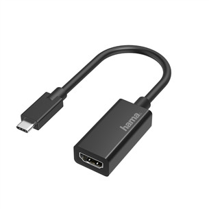 Hama Video Adapter, USB-C, HDMI, 4K, black  - Adapter Item - 00205160 00205160