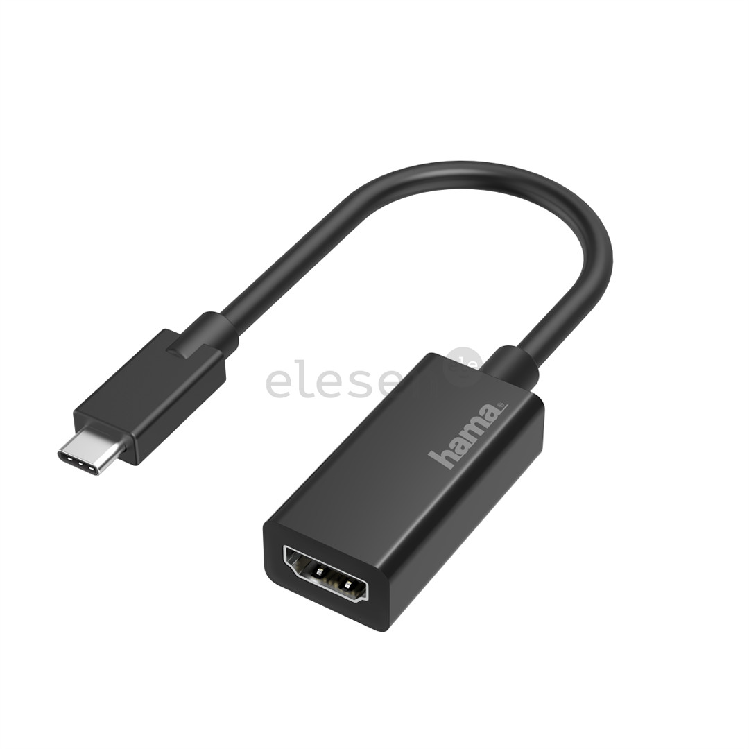 Hama Video Adapter, USB-C, HDMI, 4K, black  - Adapter Item - 00205160
