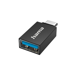 Hama USB adapter, USB-A female, USB-C male, black - Adapter Item - 00300083 00300083