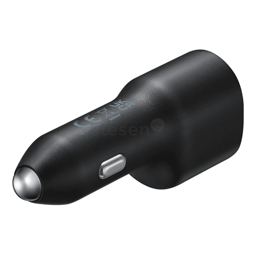 Samsung Duo Car Charger, USB-A, USB-C, 25 W + 15 W, juodas - Automobilinis įkroviklis