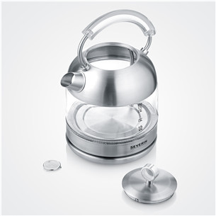 Severin retro, 2400 W, 1.7 L, clear/silver - Kettle Item - WK3459