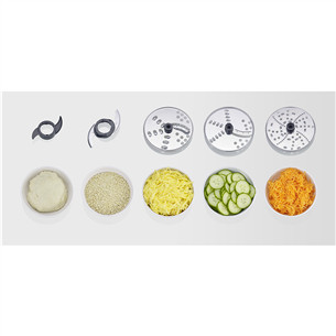 Severin, 1,5 л/1,5 л, 1200 Вт, нерж. сталь - Кухонный комбайн Товар - KM3892