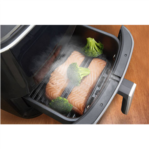 Tefal Easy Fry & Steam, 1700 W, 3in1, juoda - Karšto oro gruzdintuvė