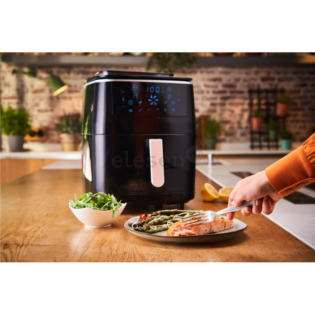 Tefal Easy Fry & Steam, 1700 W, 3in1, juoda - Karšto oro gruzdintuvė