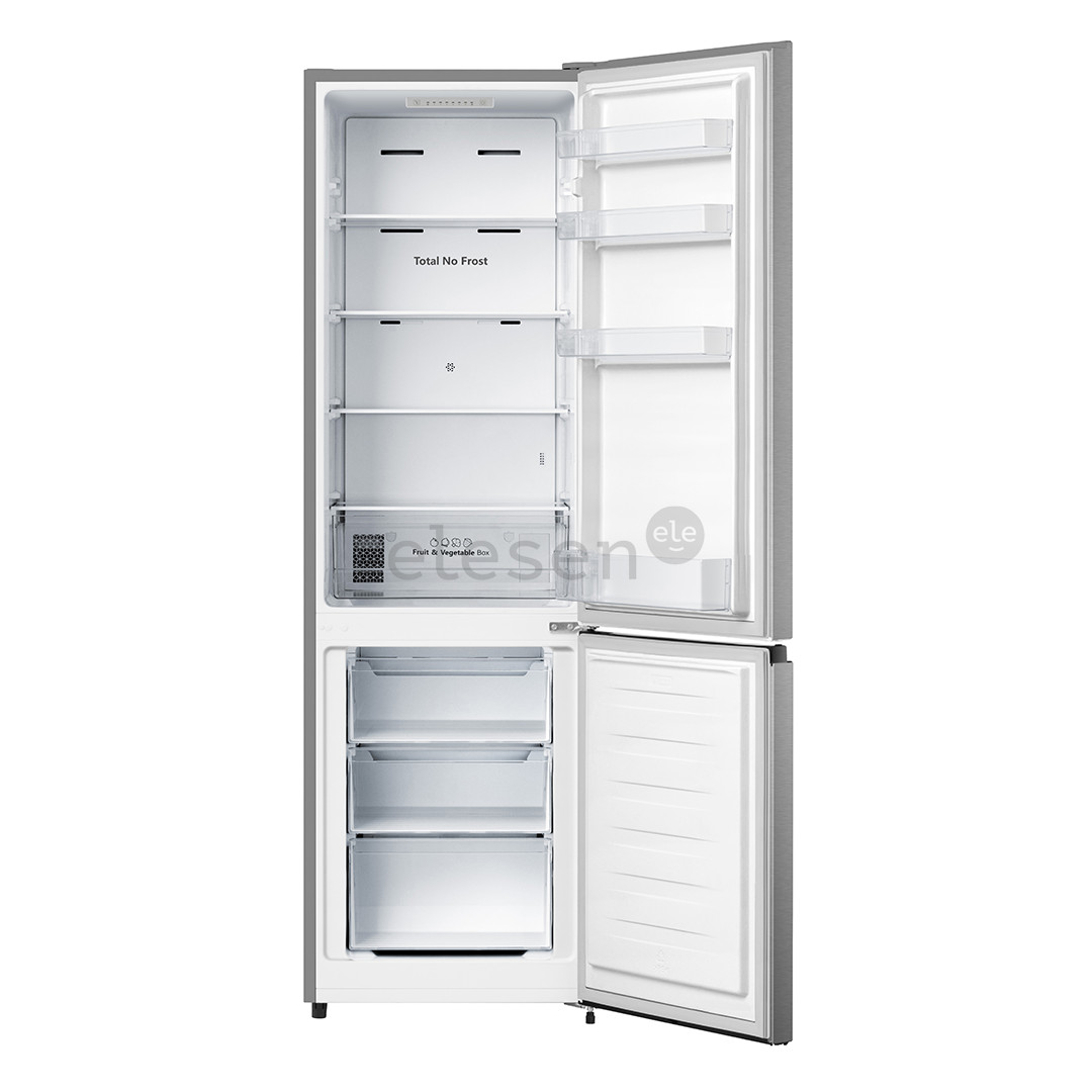 Hisense, 255 L, aukštis 180 cm, pilkas - Šaldytuvas
