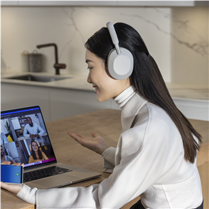 Sony WH-1000XM5, sidabrinės - Belaidės ausinės Prekė - WH1000XM5S.CE7