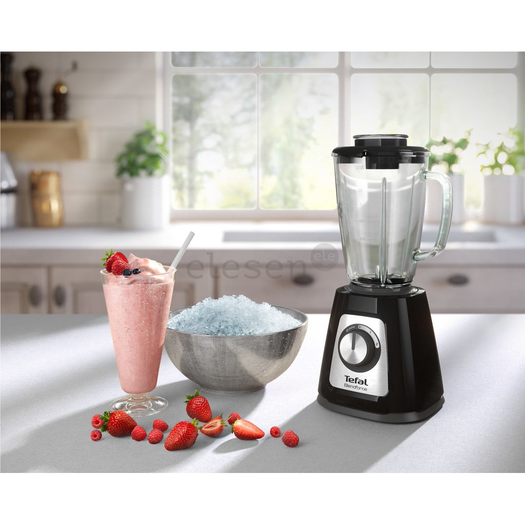 Tefal Blendforce Glass, 800 W, 1.25 L, black - Blender Item - BL435831