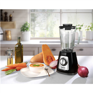 Tefal Blendforce Glass, 800 W, 1.25 L, black - Blender Item - BL435831
