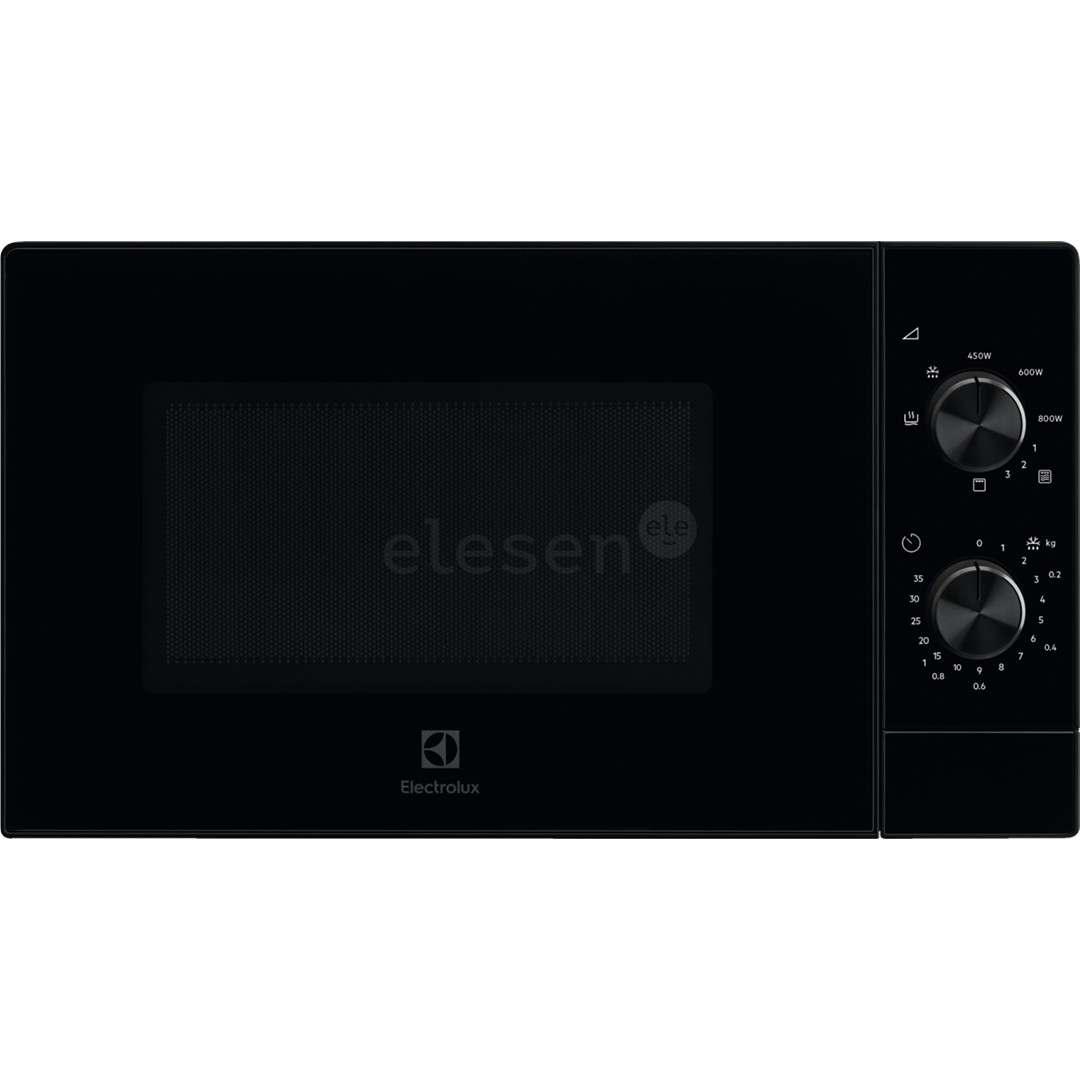 Electrolux, 20 L, 800 W, black - Microwave Oven with Grill