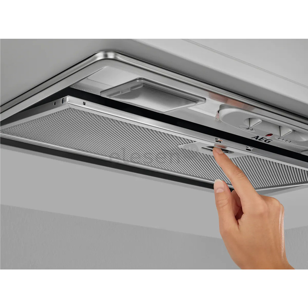 AEG, 330 m³/h, width 52 cm, grey - Built-in Cooker Hood Item - DGB3523S
