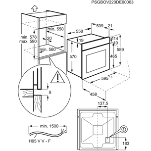 Orkaitė Electrolux Prekė - EOF3H40BX