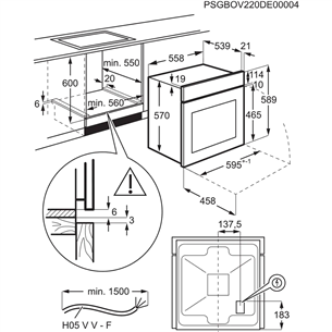 Orkaitė Electrolux Prekė - EOF3H00BX