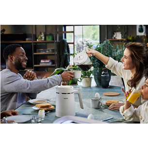 Philips Eco Conscious Edition, 1000 Вт, белый - Капельная кофеварка Товар - HD5120/00