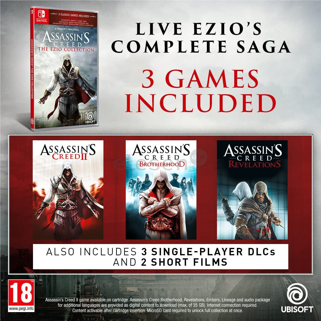 Assassin’s Creed: The Ezio Collection (игра для Nintendo Switch)