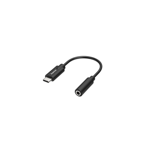 Adapteris Hama Audio Adapter, USB-C plug, 3.5mm jack socket Prekė - 00300094 00300094