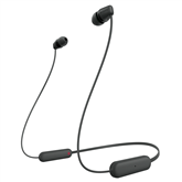 Belaidės ausinės Sony WI-C100, black Prekė - WIC100B.CE7