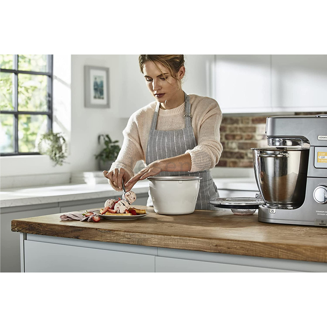 Kenwood - Ice cream attachment for Kitchen Machine Item - KAX71.000WH