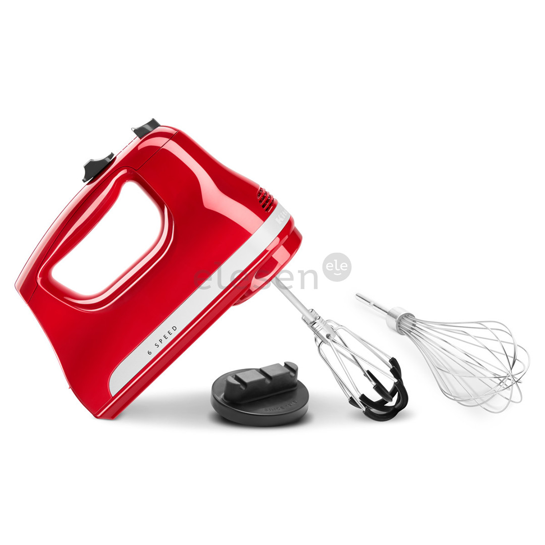 KitchenAid, 6 speeds, red - Hand Mixer Item - 5KHM6118EER