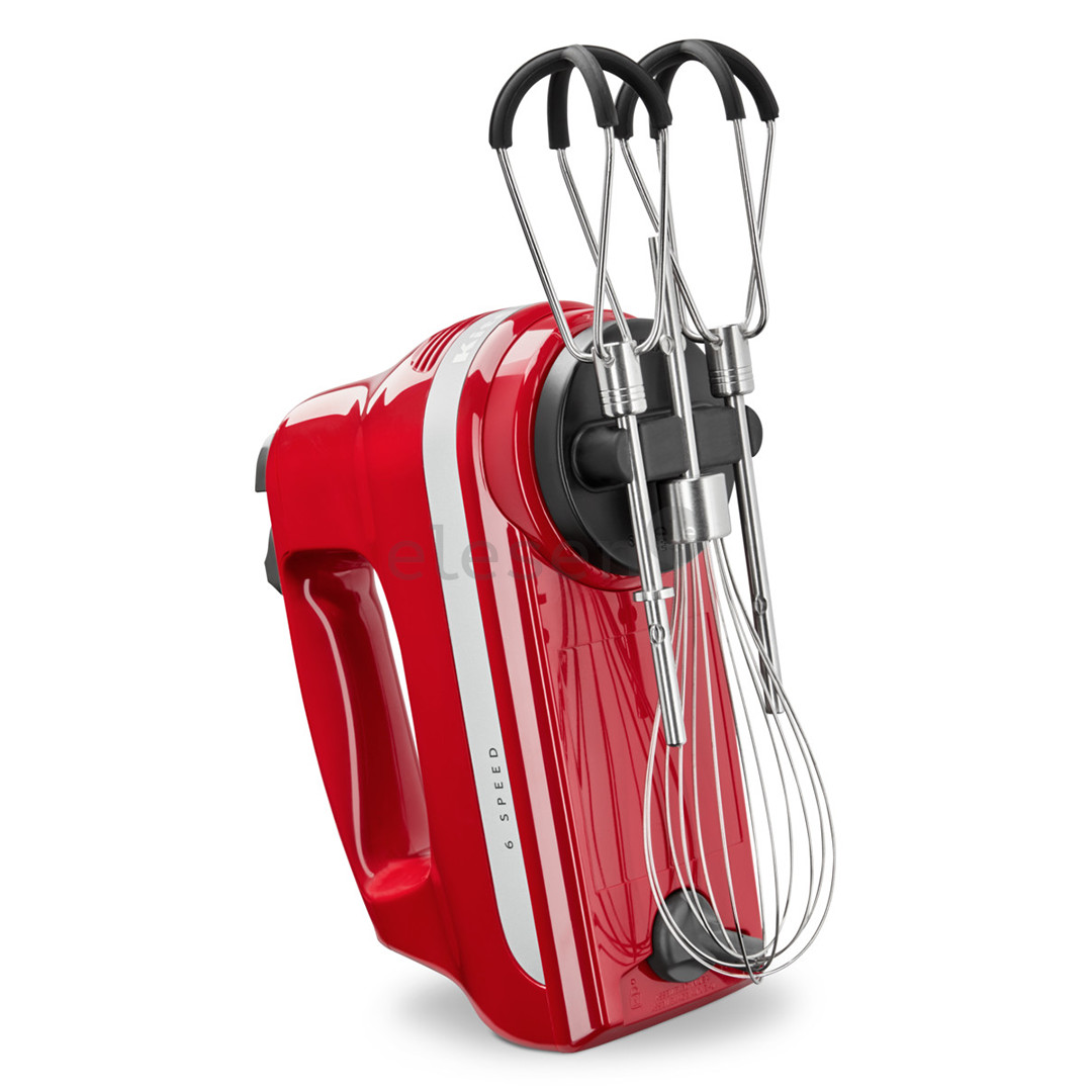 KitchenAid, 6 speeds, red - Hand Mixer Item - 5KHM6118EER