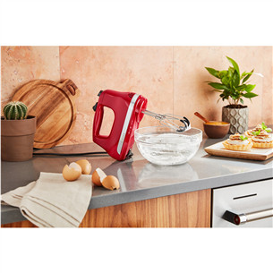 KitchenAid, 6 speeds, red - Hand Mixer Item - 5KHM6118EER