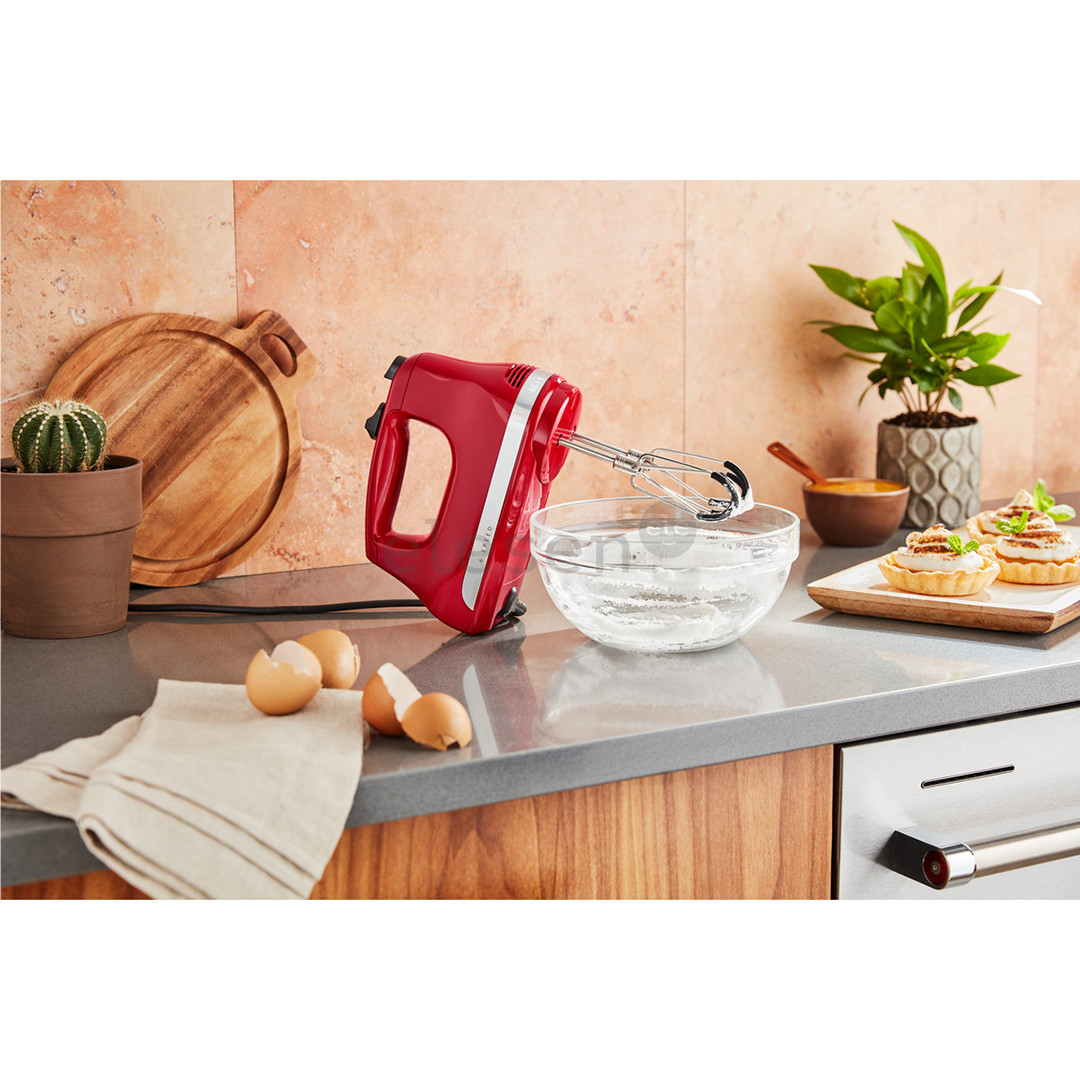 KitchenAid, 6 speeds, red - Hand Mixer Item - 5KHM6118EER