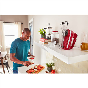 KitchenAid, 6 speeds, red - Hand Mixer Item - 5KHM6118EER