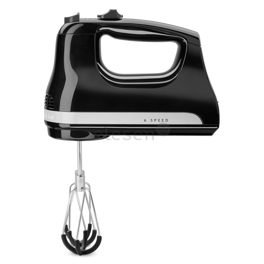 KitchenAid, 60 W, black - Hand Mixer Item - 5KHM6118EOB
